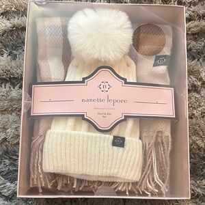 Nanette Lepore scarf and hat Set